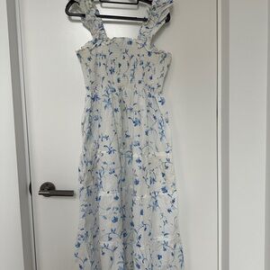 Hill House Blue and White Smocked Sundress